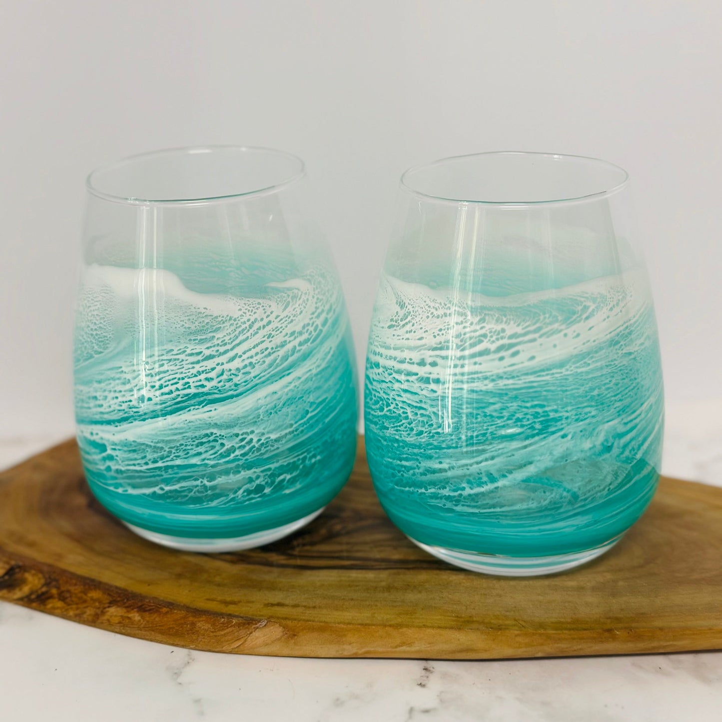 Aqua Seas Wine Glasses