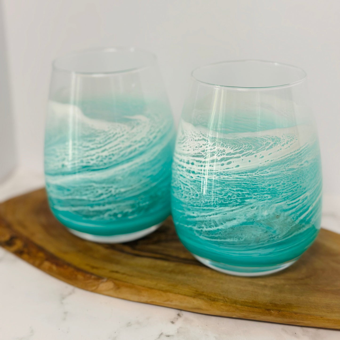 Aqua Seas Wine Glasses