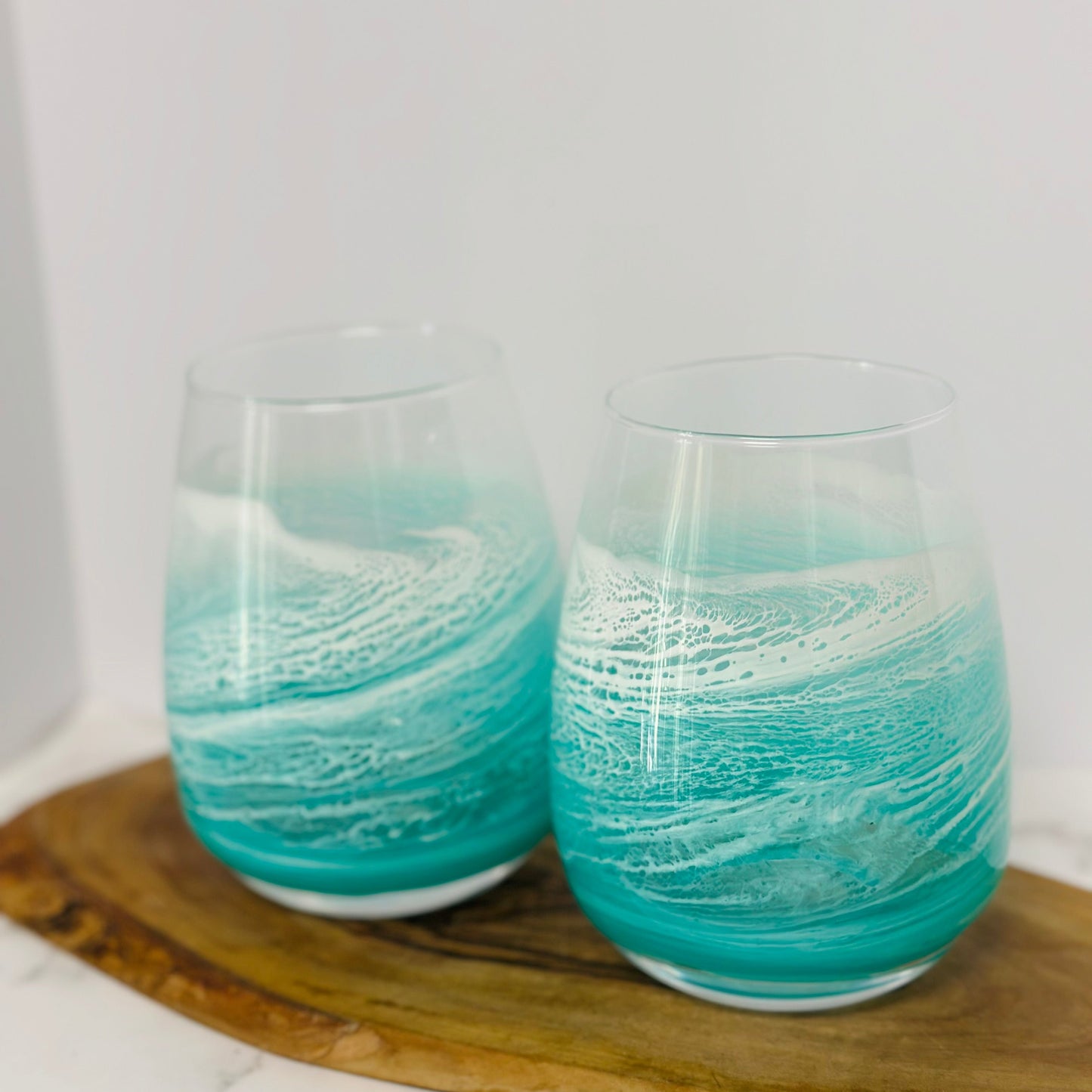 Aqua Seas Wine Glasses