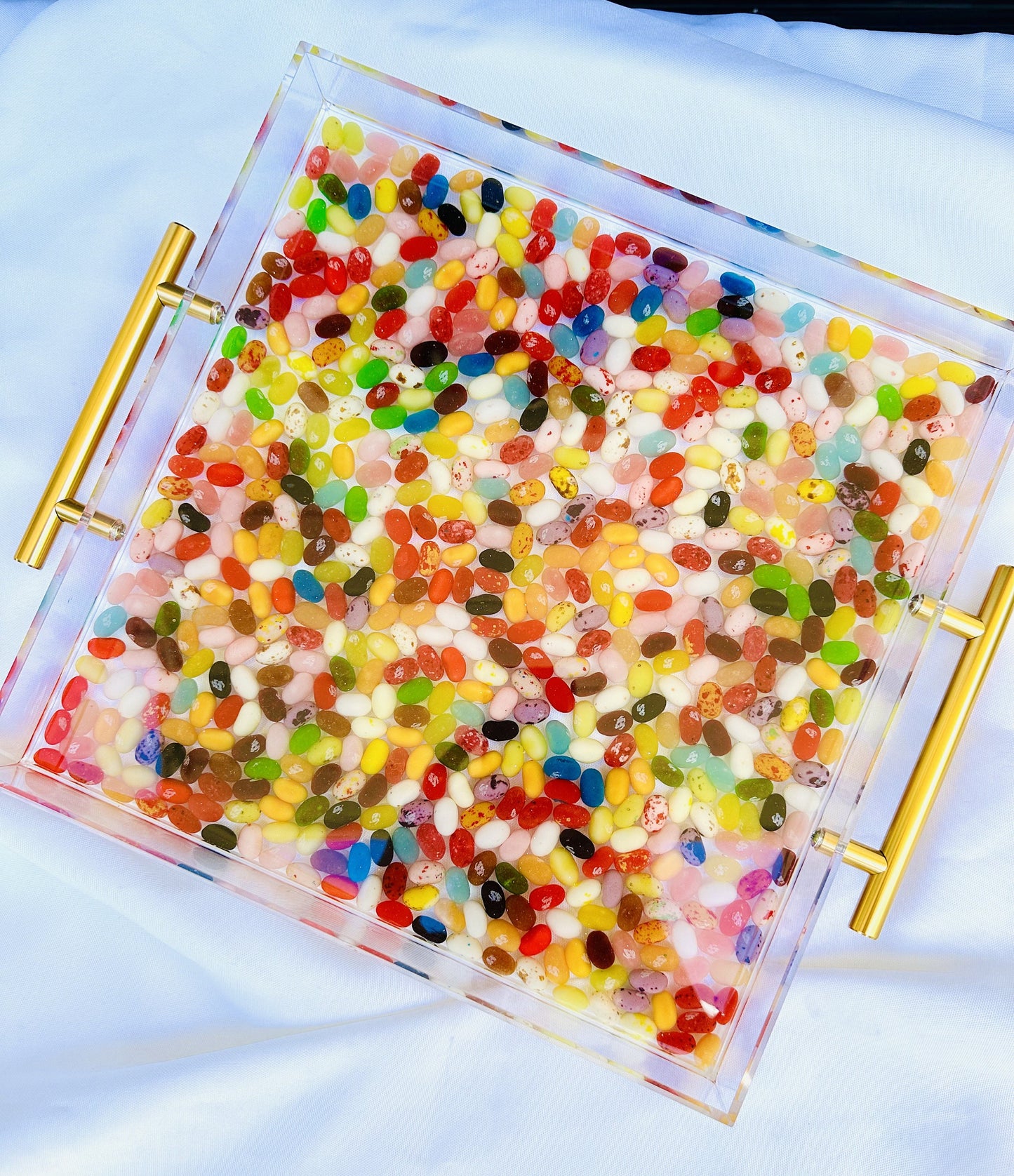 Jelly Bean Acrylic Serving Tray